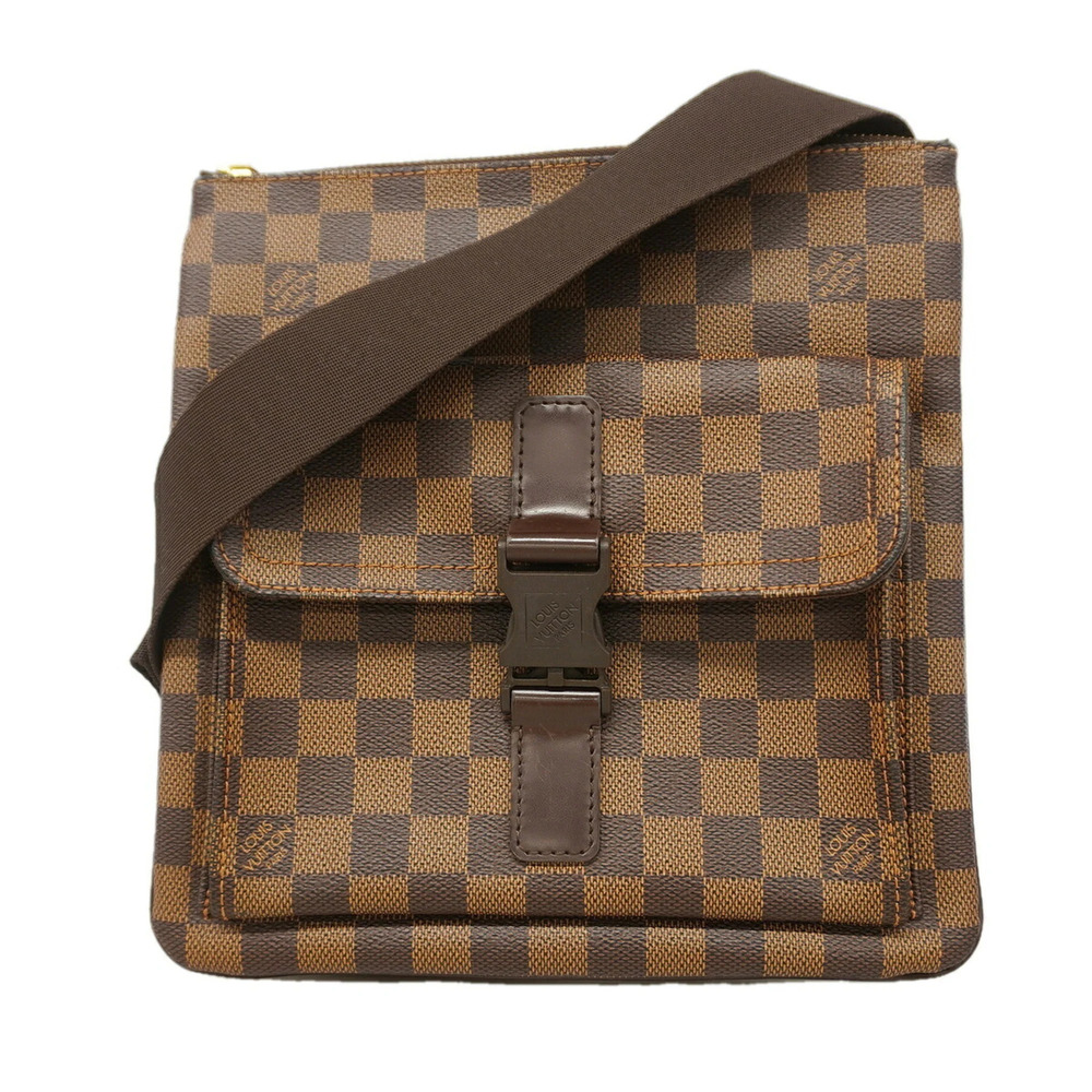 Louis Vuitton Damier Pochette Melville Shoulder Bag N51127 Ebene Women's